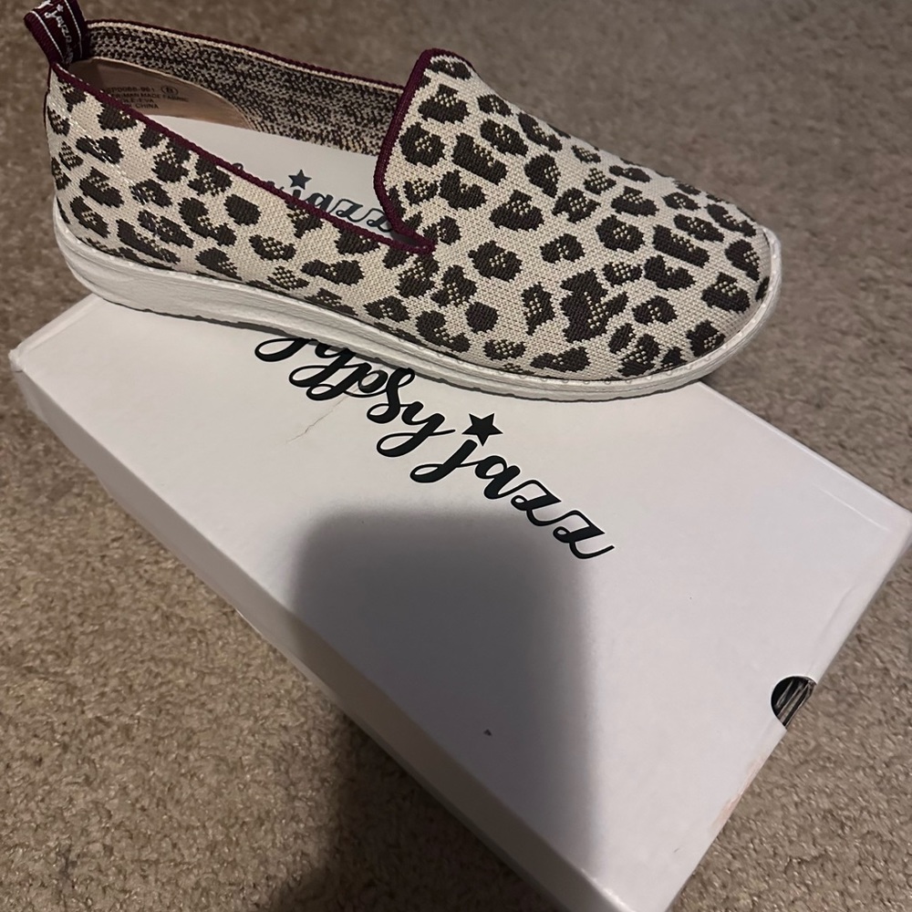 Gypsy jazz slip on shoes